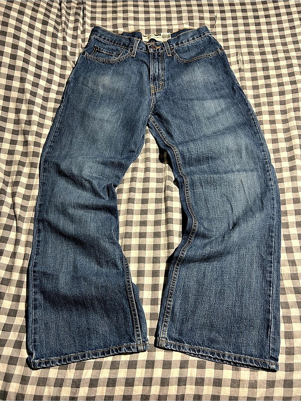 Levi's 567 Jeans Low Loose Boot Low Loose Boot Jeans Blue Waist 31